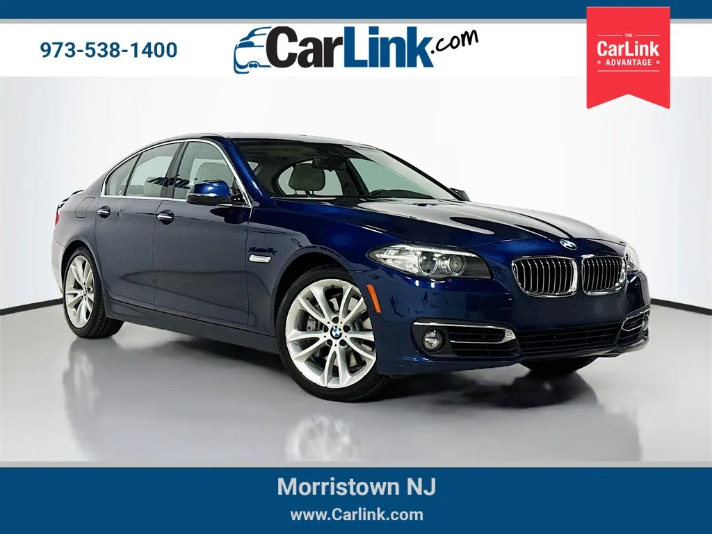 Blue 2016 BMW 5 Series 535i xDrive for sale in Morristown, NJ