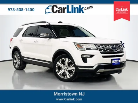 White 2019 Ford Explorer Limited for sale in Morristown, NJ
