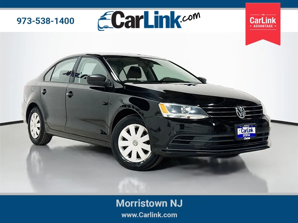 Black 2015 Volkswagen Jetta 2.0L S for sale in Morristown, NJ