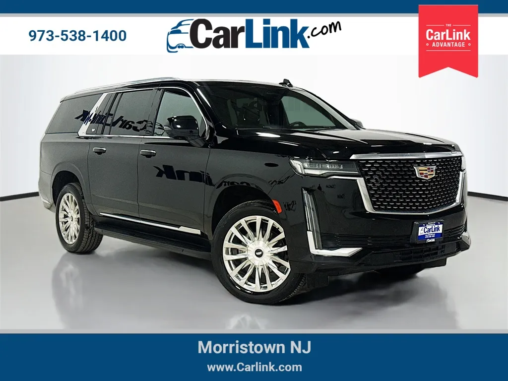 Black 2023 Cadillac Escalade ESV Premium for sale in Morristown, NJ