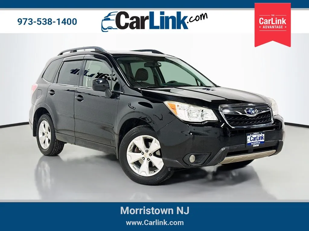 Black 2015 Subaru Forester 2.5i Limited for sale in Morristown, NJ