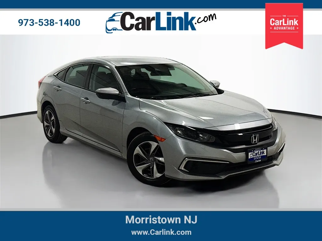 Silver 2020 Honda Civic LX for sale in Morristown, NJ