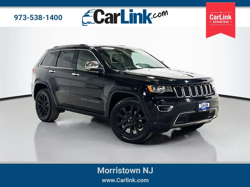 Black 2017 Jeep Grand Cherokee Limited for sale in Morristown, NJ