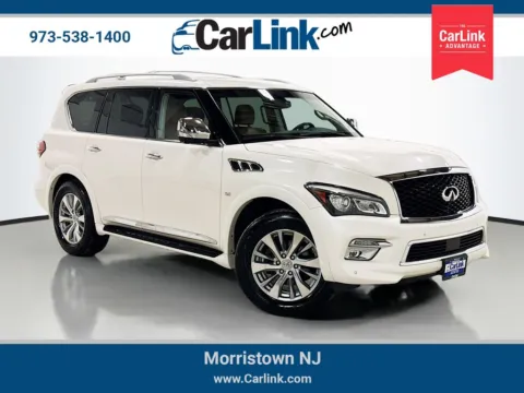 White 2016 INFINITI QX80 for sale in Morristown, NJ