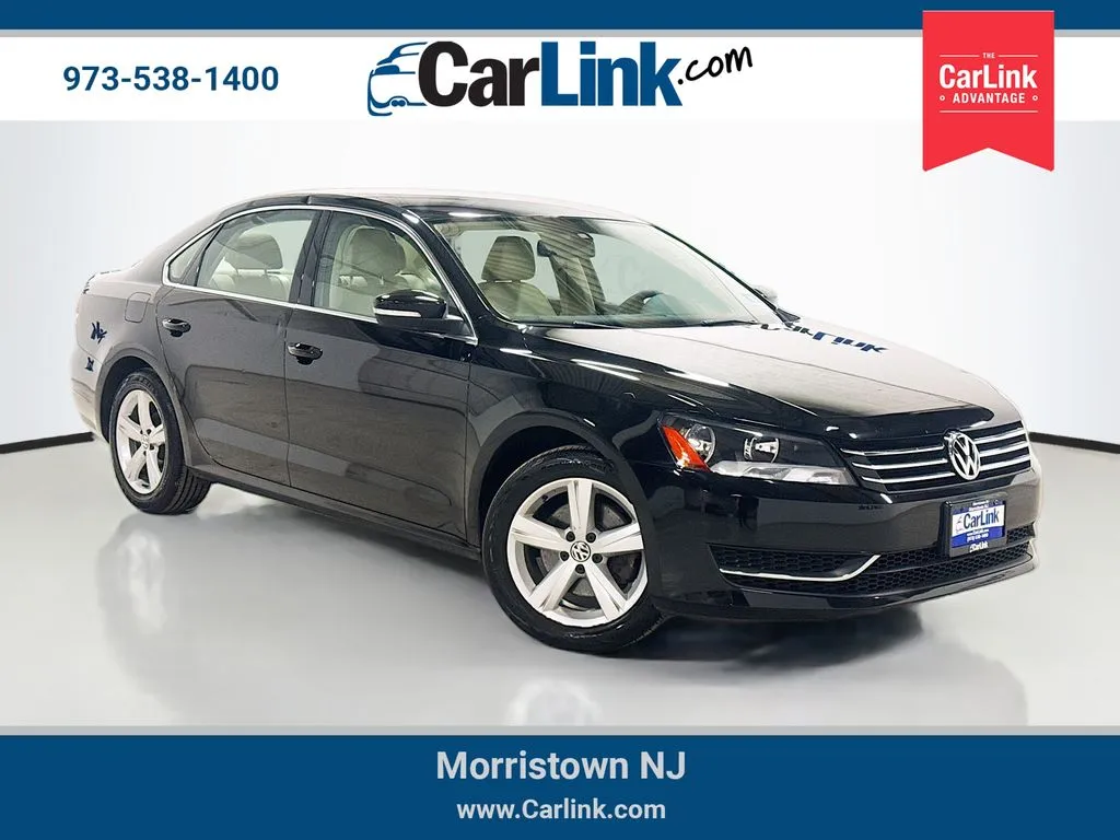Black 2013 Volkswagen Passat 2.5 SE for sale in Morristown, NJ