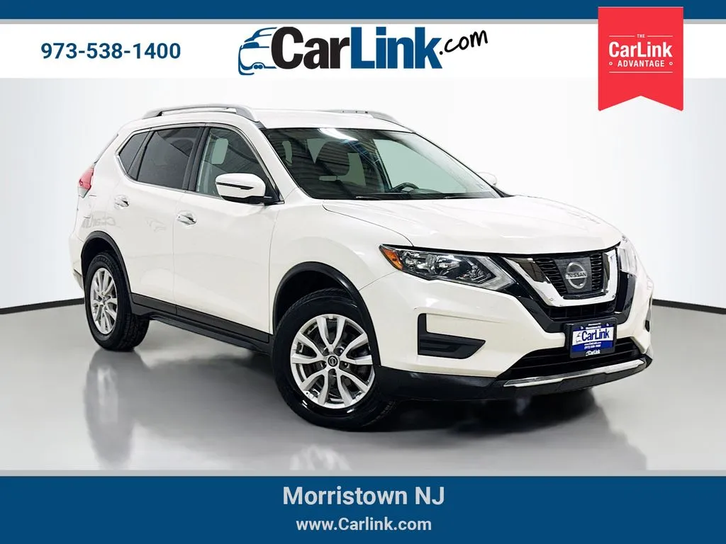 White 2017 Nissan Rogue SV for sale in Morristown, NJ