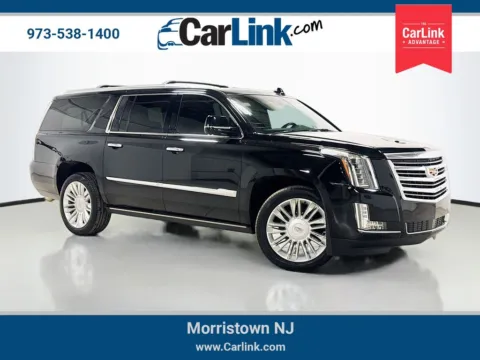 Black 2015 Cadillac Escalade ESV Platinum Edition for sale in Morristown, NJ