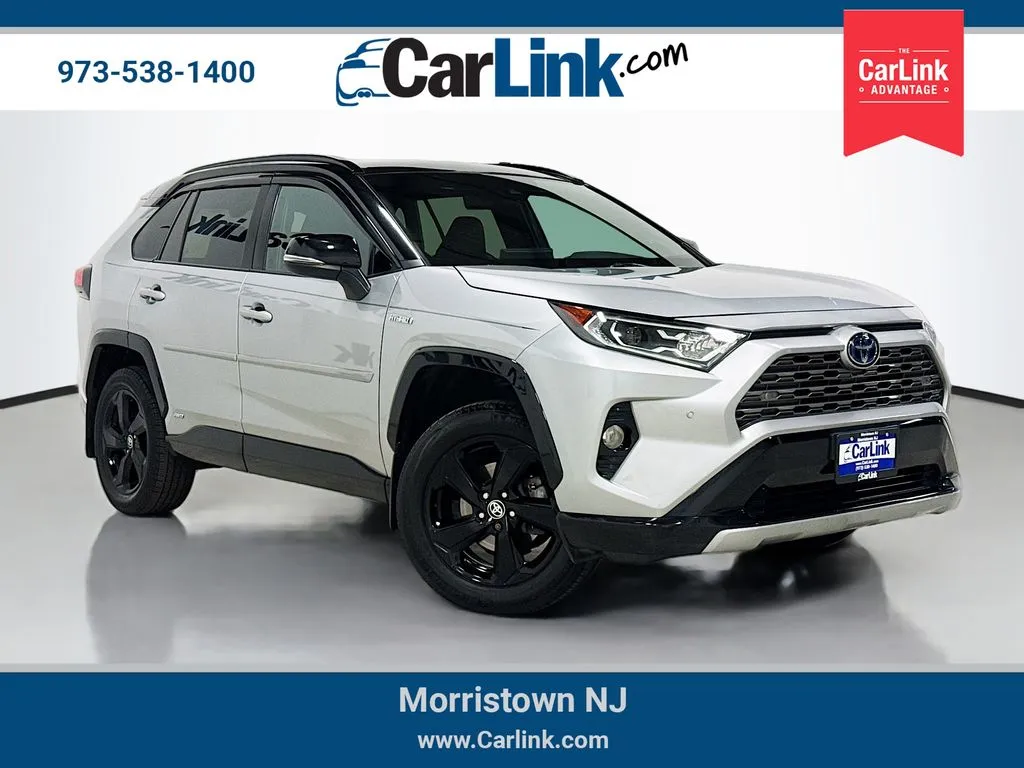 Silver 2021 Toyota RAV4 Hybrid XSE for sale in Morristown, NJ