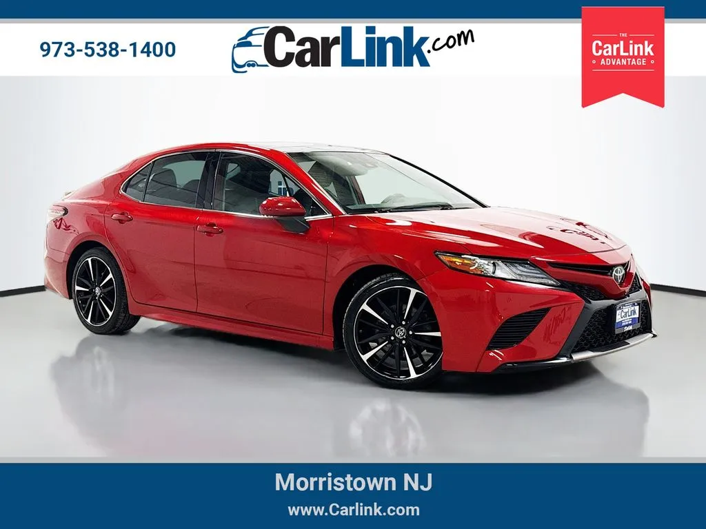 Red 2019 Toyota Camry XSE V6 for sale in Morristown, NJ