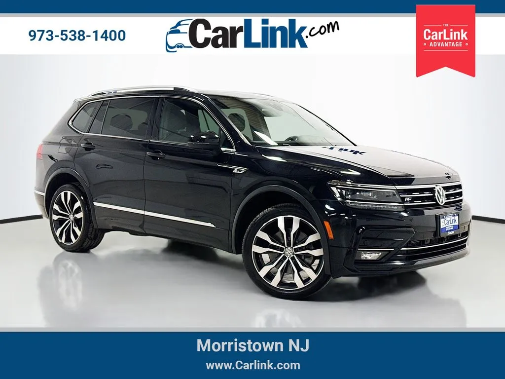 Black 2019 Volkswagen Tiguan 2.0T SEL Premium R-Line for sale in Morristown, NJ