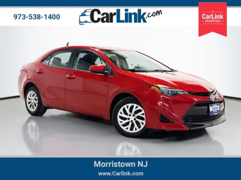 Red 2017 Toyota Corolla LE for sale in Morristown, NJ