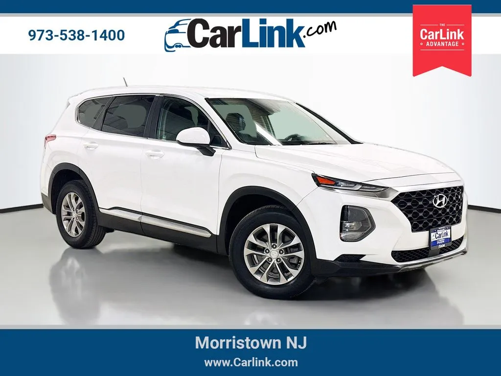 White 2019 Hyundai Santa Fe SE for sale in Morristown, NJ