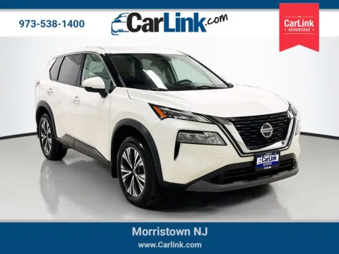 White 2021 Nissan Rogue SV for sale in Morristown, NJ