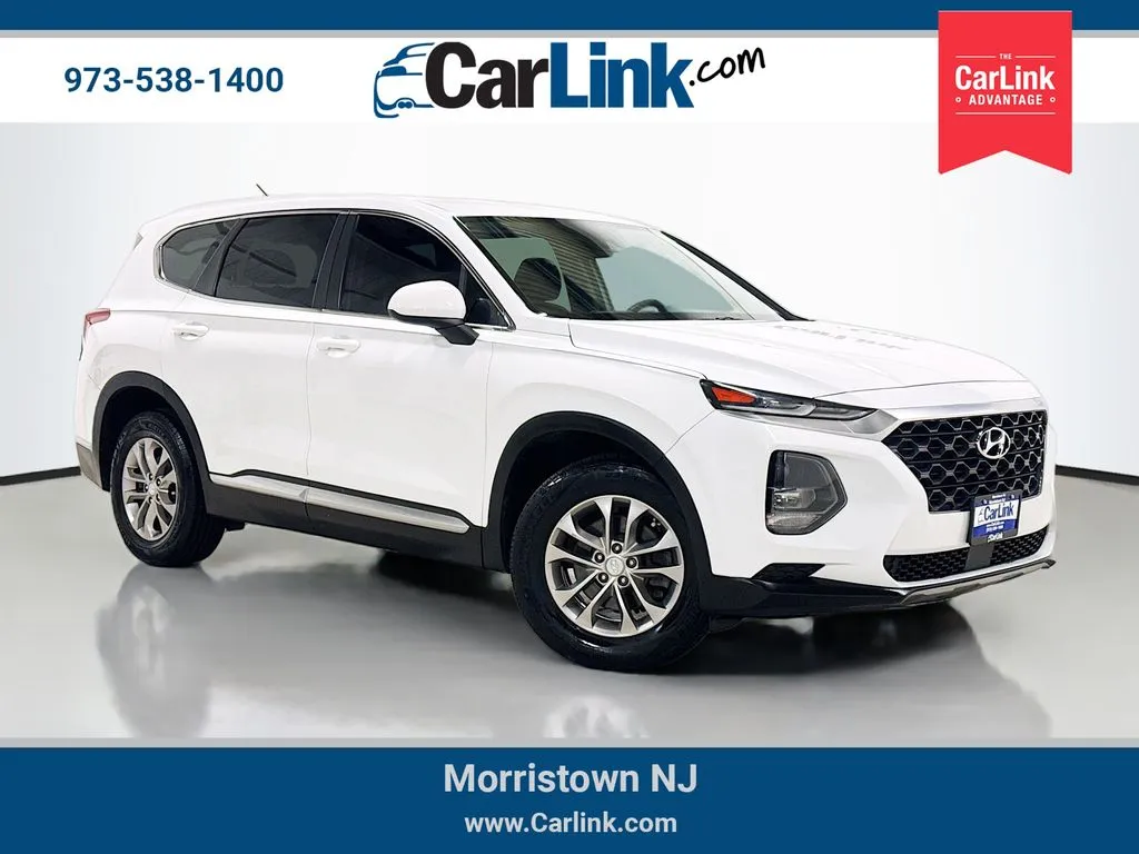 White 2019 Hyundai Santa Fe SE for sale in Morristown, NJ