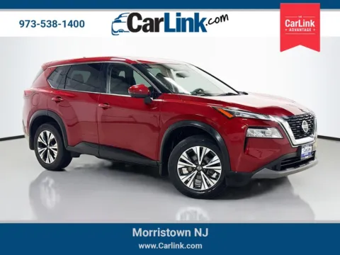 Red 2021 Nissan Rogue SV for sale in Morristown, NJ