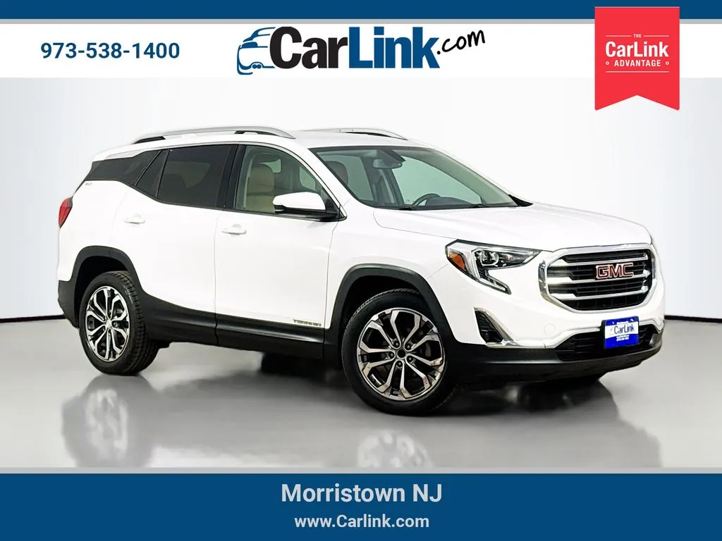 White 2018 GMC Terrain SLT for sale in Morristown, NJ