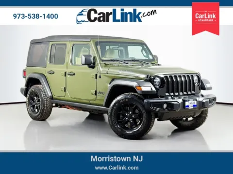 Green 2021 Jeep Wrangler Unlimited Willys for sale in Morristown, NJ
