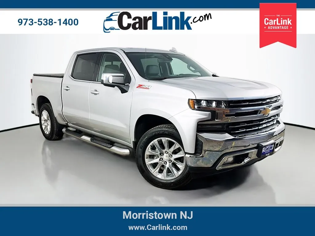 Silver 2019 Chevrolet Silverado 1500 LTZ for sale in Morristown, NJ