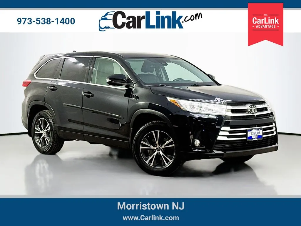 Black 2019 Toyota Highlander LE Plus for sale in Morristown, NJ