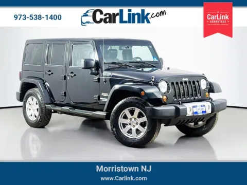 Black 2013 Jeep Wrangler Unlimited Sahara for sale in Morristown, NJ