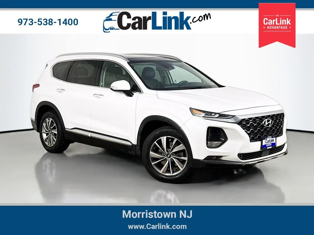 White 2020 Hyundai Santa Fe SEL for sale in Morristown, NJ