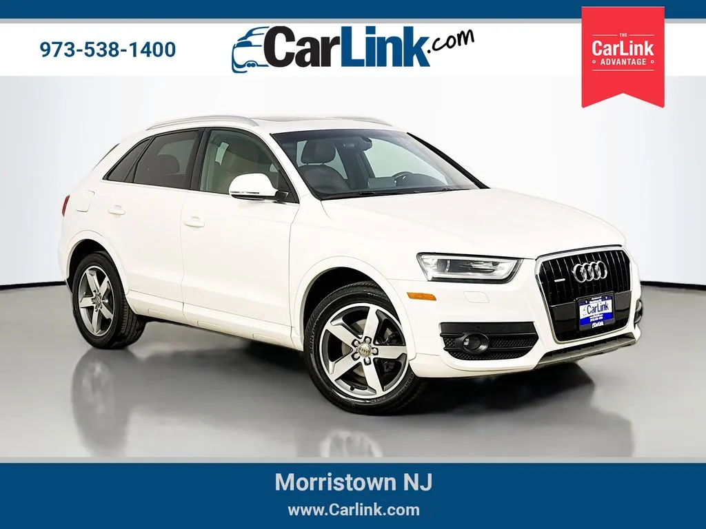White 2015 Audi Q3 2.0T Premium Plus for sale in Morristown, NJ