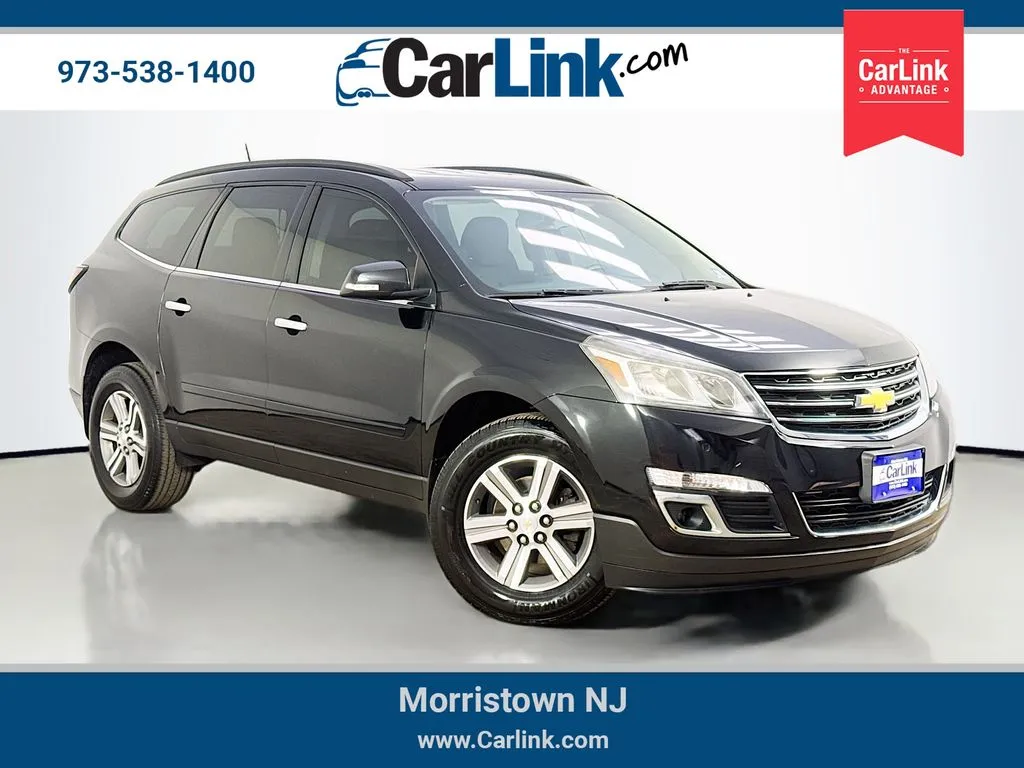 Black 2016 Chevrolet Traverse LT for sale in Morristown, NJ