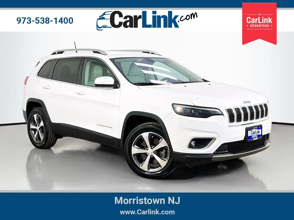 White 2019 Jeep Cherokee Limited for sale in Morristown, NJ