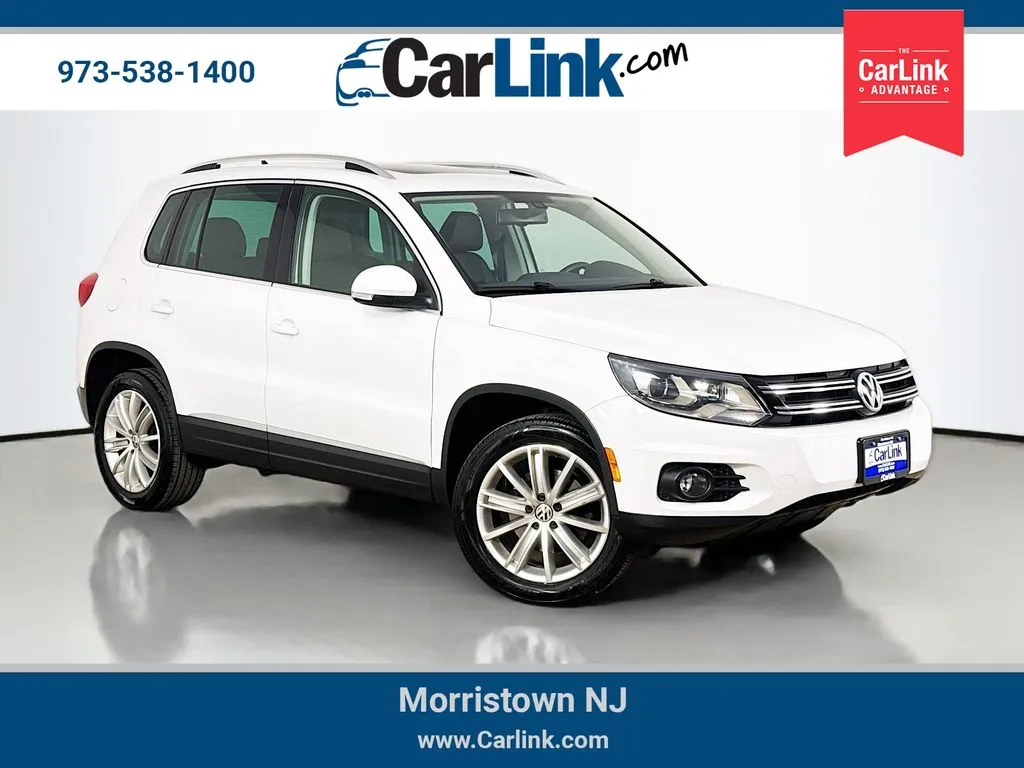 White 2016 Volkswagen Tiguan SE for sale in Morristown, NJ
