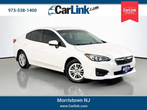 White 2018 Subaru Impreza 2.0i Premium for sale in Morristown, NJ