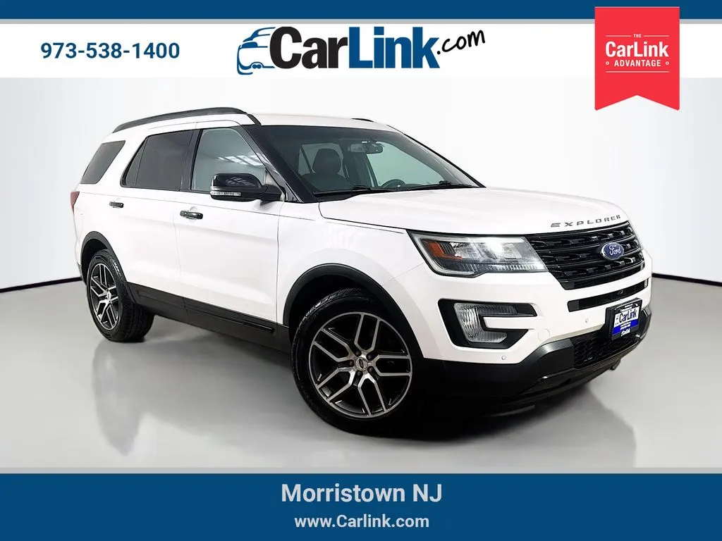 White 2016 Ford Explorer Sport for sale in Morristown, NJ