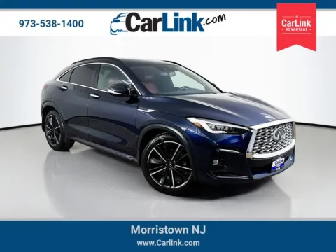 Blue 2022 INFINITI QX55 SENSORY for sale in Morristown, NJ