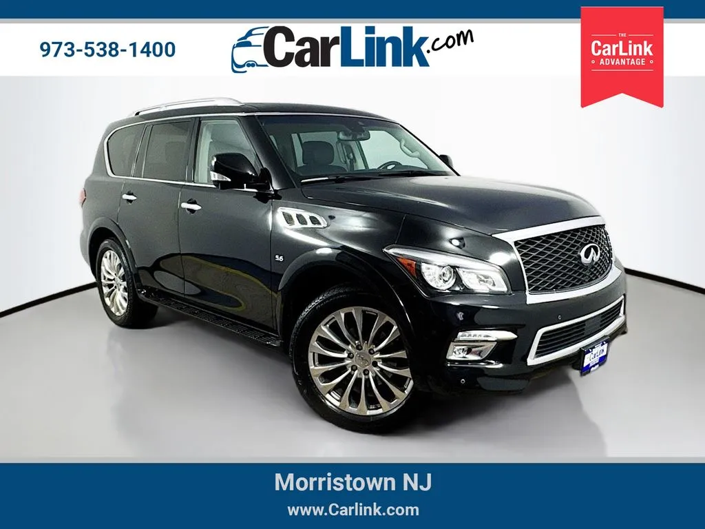 Black 2017 INFINITI QX80 for sale in Morristown, NJ