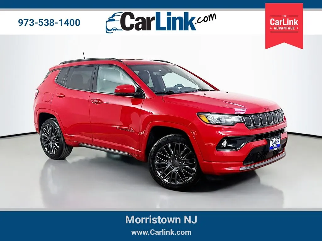 Red 2022 Jeep Compass Limited for sale in Morristown, NJ