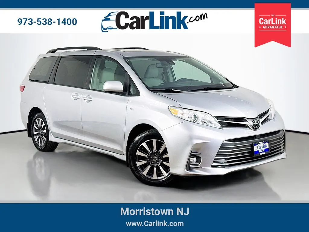 Silver 2020 Toyota Sienna XLE for sale in Morristown, NJ