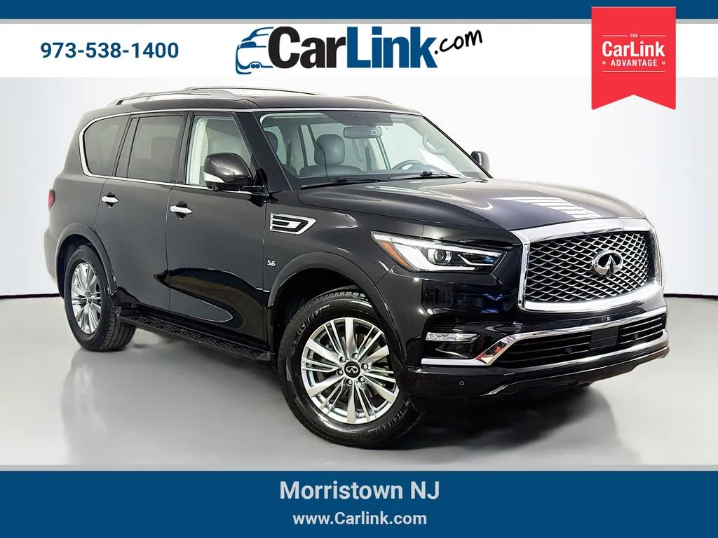 Black 2018 INFINITI QX80 for sale in Morristown, NJ