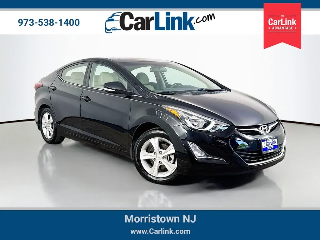 Black 2016 Hyundai Elantra Value Edition for sale in Morristown, NJ