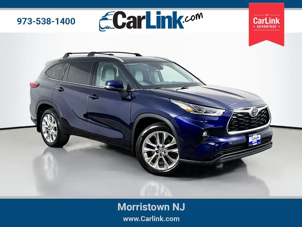 Blue 2020 Toyota Highlander Limited for sale in Morristown, NJ