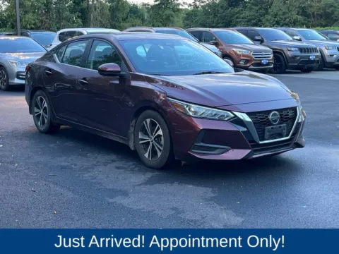 Red 2020 Nissan Sentra SV for sale in Morristown, NJ