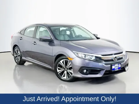 Gray 2017 Honda Civic EX-L for sale in Morristown, NJ