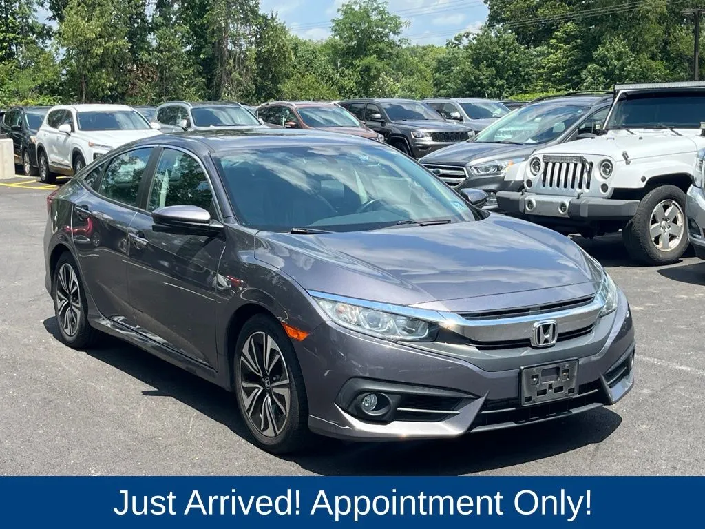 Gray 2017 Honda Civic EX-L for sale in Morristown, NJ