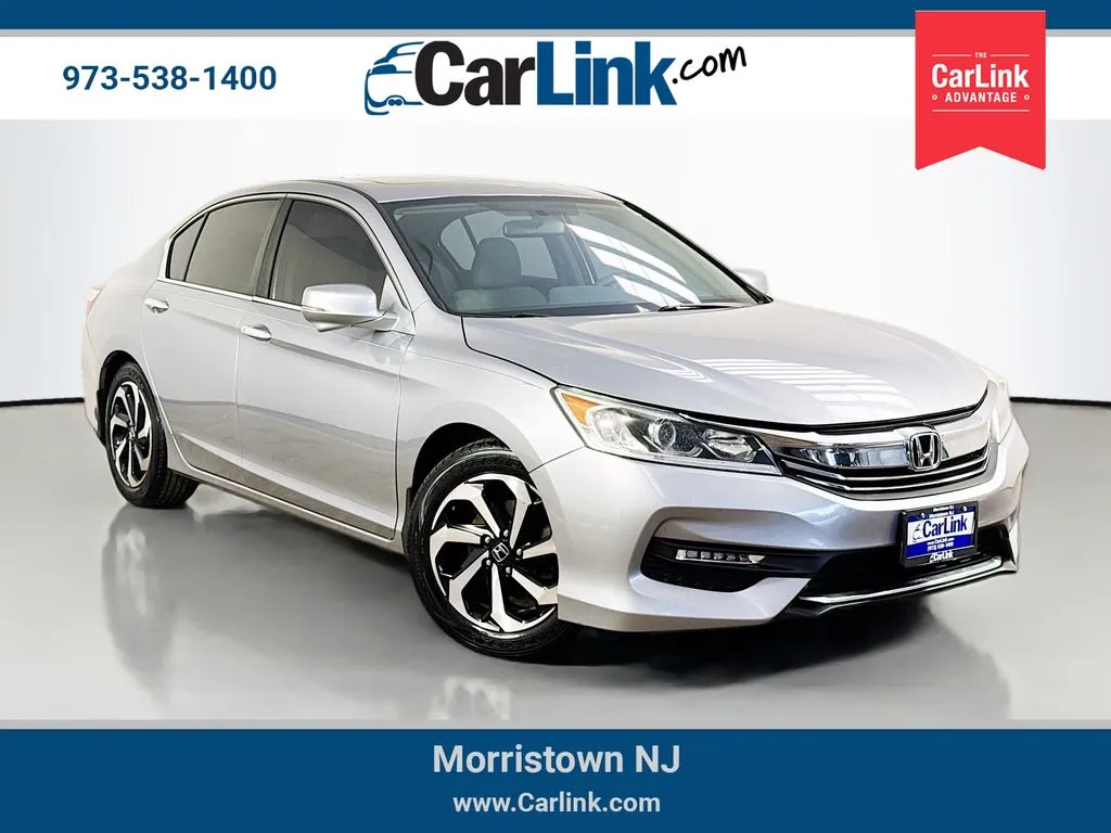 Silver 2017 Honda Accord EX for sale in Morristown, NJ