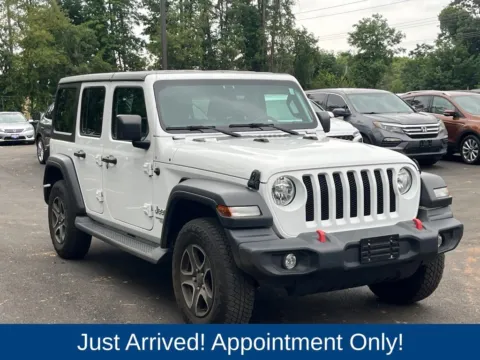 White 2021 Jeep Wrangler Unlimited Sport S for sale in Morristown, NJ