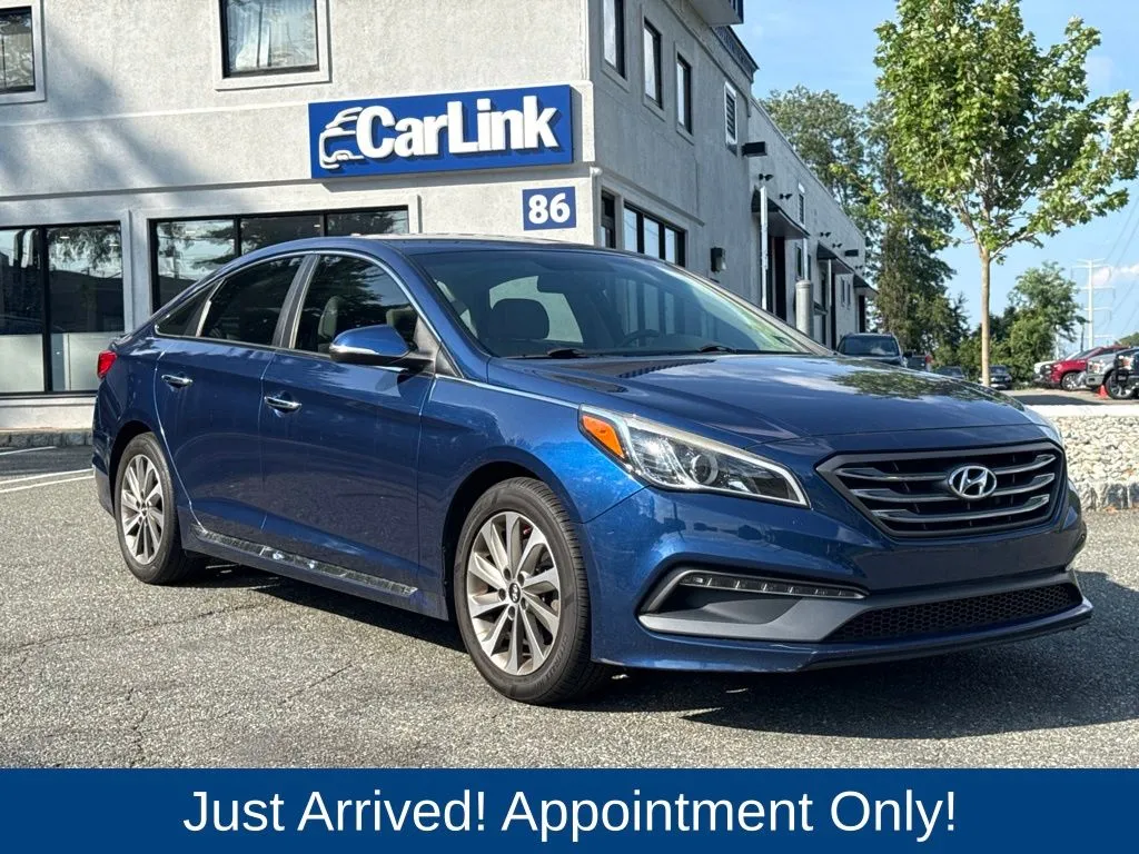 Blue 2015 Hyundai Sonata Sport for sale in Morristown, NJ