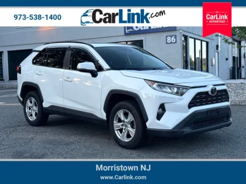 White 2019 Toyota RAV4 XLE for sale in Morristown, NJ