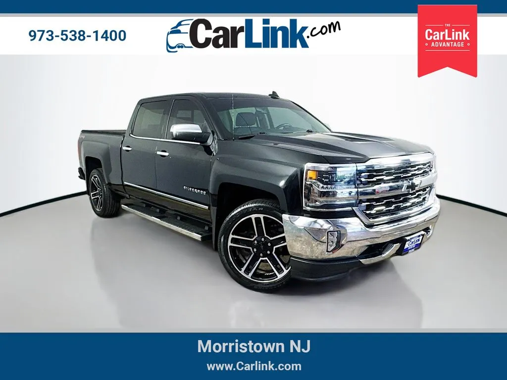 Black 2016 Chevrolet Silverado 1500 LTZ for sale in Morristown, NJ