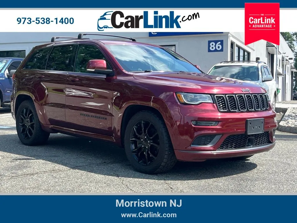 Red 2020 Jeep Grand Cherokee Overland for sale in Morristown, NJ