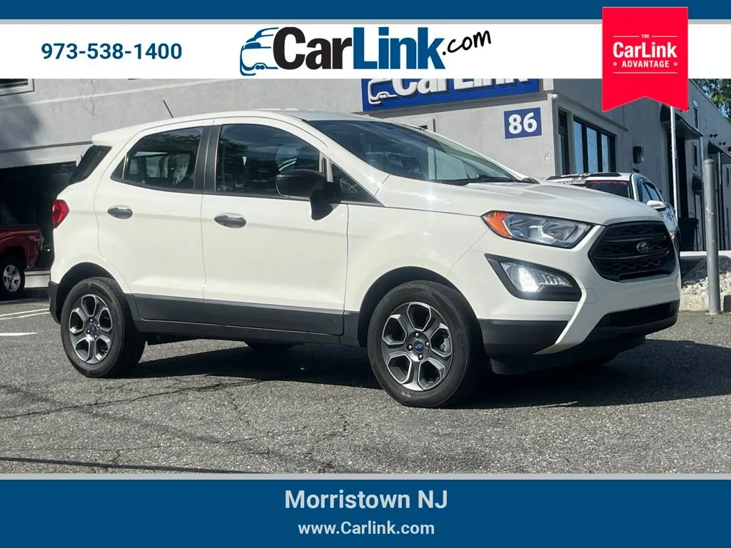 White 2021 Ford EcoSport S for sale in Morristown, NJ