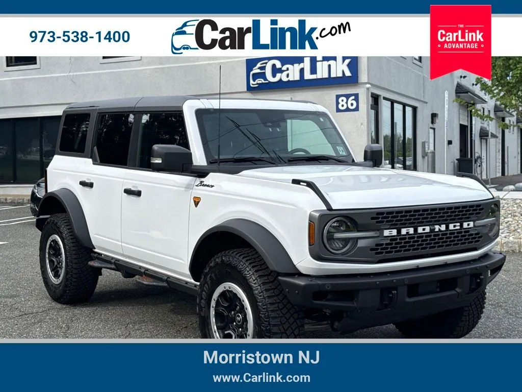 White 2023 Ford Bronco Badlands for sale in Morristown, NJ