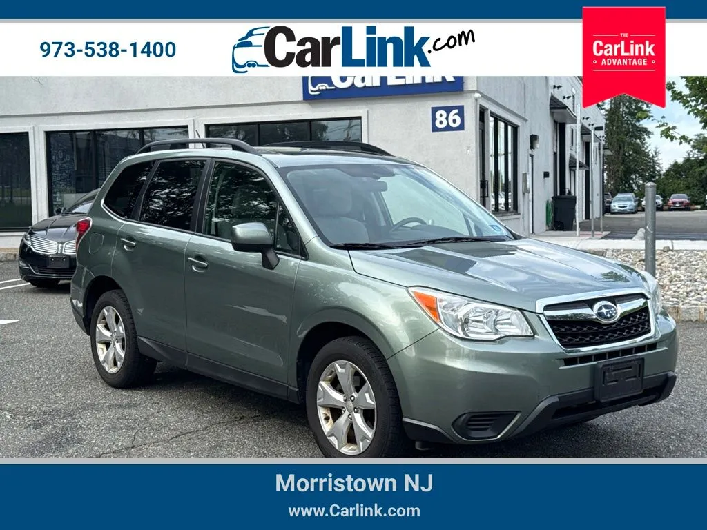 Green 2015 Subaru Forester 2.5i Premium for sale in Morristown, NJ